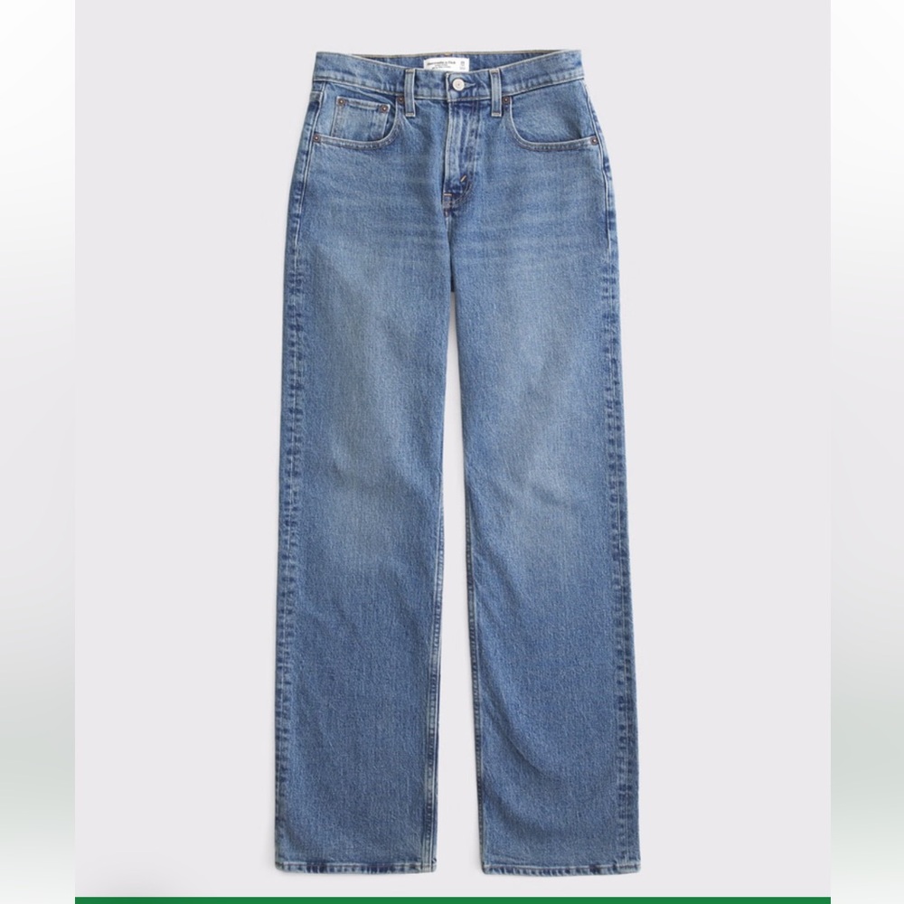 Abercrombie & Fitch Light Blue Straight Leg Jeans